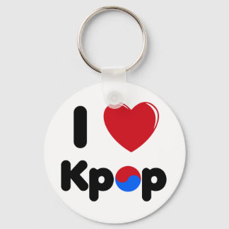 I Liebe K-Pop Schlüsselanhänger