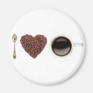 I Liebe Kaffee 01 Magnet
