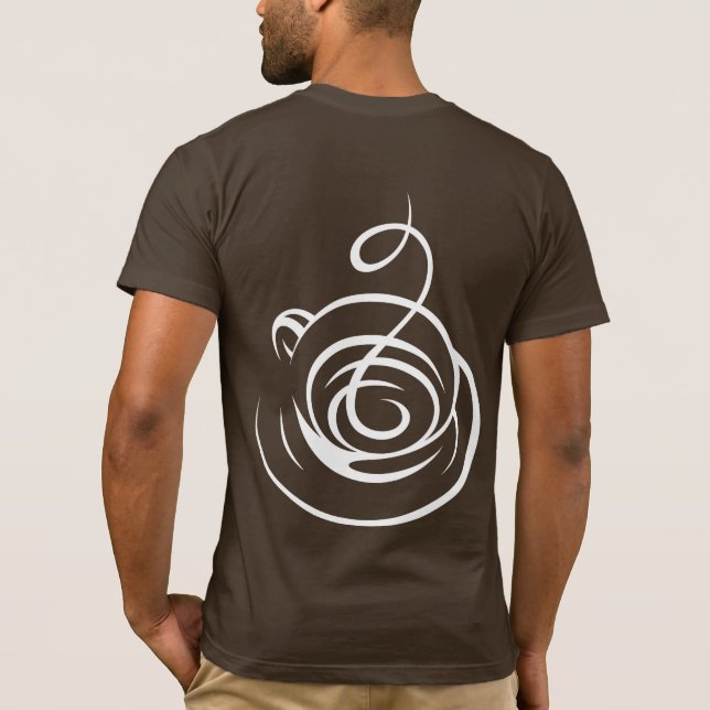 I Liebe Kaffee 04 T-Shirt (Rückseite)