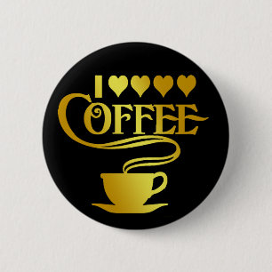 I LIEBE-KAFFEE BUTTON