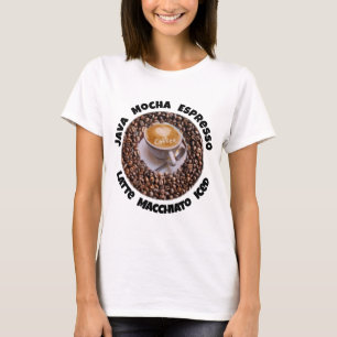 I Liebe Kaffee Java Latte Cappucino T-Shirt