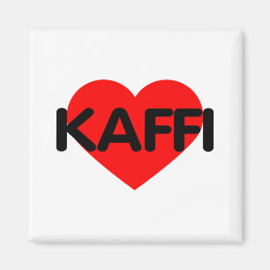 I Liebe Kaffee - Kaffi Magnet