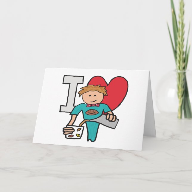 I Liebe Kaffee Karte (Vorderseite)