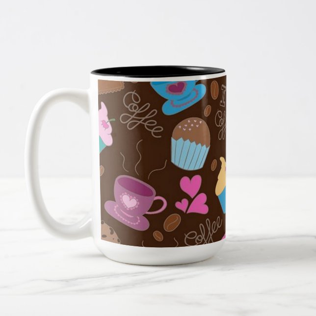 I Liebe Kaffee Süßigkeiten & Leckereien Tasse (Links)