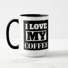 I LIEBE KAFFEE Tasse