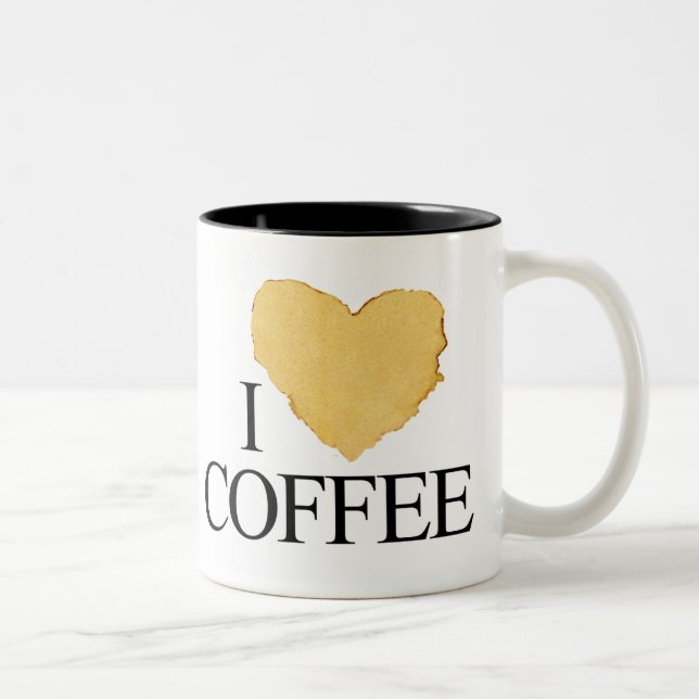 i Liebe Kaffee Tasse (Rechts)