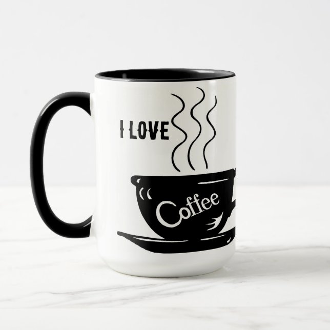 I Liebe Kaffee Tasse (Links)