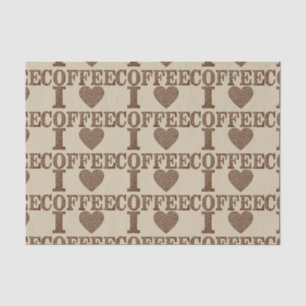 I Liebe Kaffeepapiere Seidenpapier