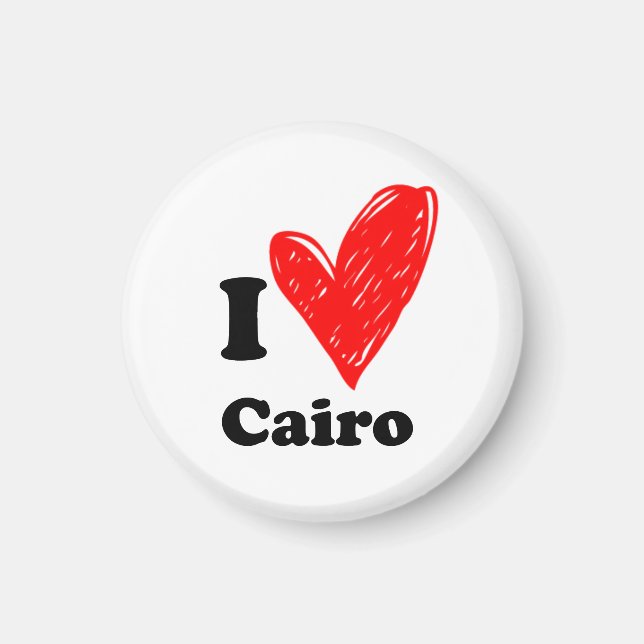 I Liebe Kairo Magnet (Vorne)