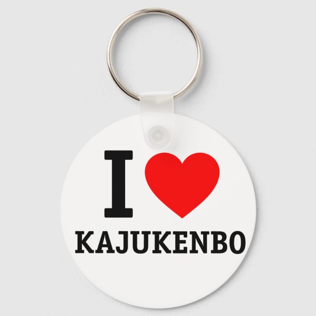 I Liebe Kajukenbo Schlüsselanhänger (Vorderseite)