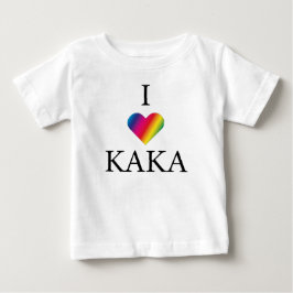I LIEBE KAKA RAINBOW HEART Baby T - Shirt