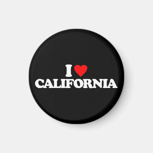 I LIEBE KALIFORNIEN MAGNET