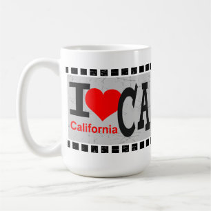 I Liebe Kalifornien - Tasse