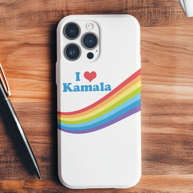 I Liebe Kamala Harris Niedlich Rainbow Politische iPhone 16 Hülle (Von Creator hochgeladen)