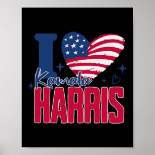 I Liebe Kamala Harris Poster