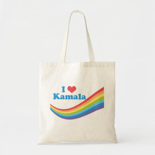 I Liebe Kamala Harris Rainbow Tragetasche