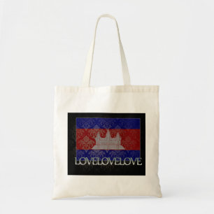 I Liebe Kambodscha cool Tragetasche