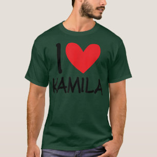 I Liebe Kamila Name Personalisiert Girl BESTE FREU T-Shirt