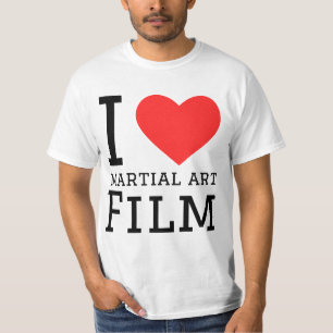 I Liebe Kampfkunstfilm T-Shirt