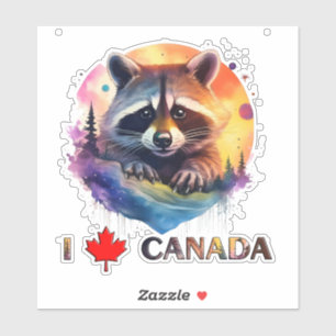 I Liebe Kanada Aufkleber