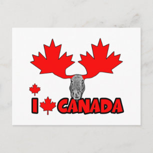I Liebe Kanada Postkarte
