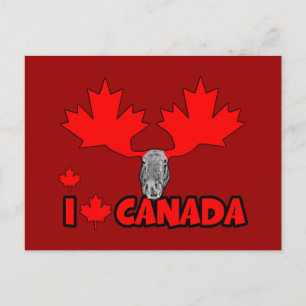 I Liebe Kanada Postkarte