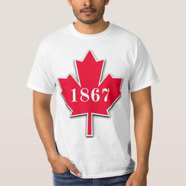 I LIEBE Kanada - Roter Ahornblättriger Leaf - Est  T-Shirt (Vorderseite)