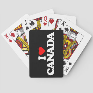 I LIEBE KANADA SPIELKARTEN
