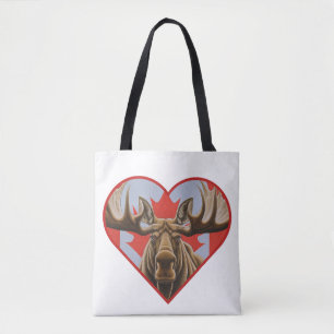 I Liebe Kanada - Stolze kanadische Elche und Ahorn Tasche