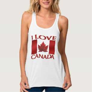 I Liebe Kanada Tank Top Women's Canada Shirt