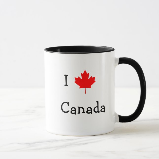 I Liebe Kanada Tasse (Rechts)