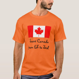 I Liebe Kanada von wie zum Zed - Spaß T-Shirt