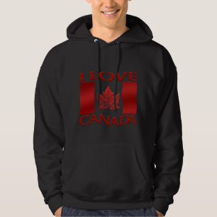 I Liebe-Kanadahoodie-Andenken-Kanada-Sweatshirt Hoodie