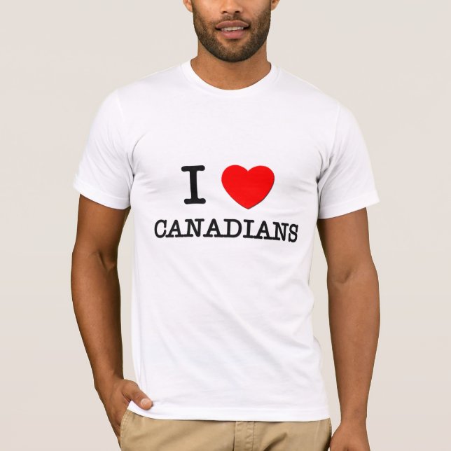I Liebe-Kanadier (Pferde) T-Shirt (Vorderseite)