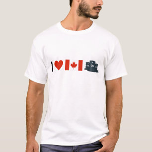 "I Liebe Kanadisches Öl" T - Shirt von Männern