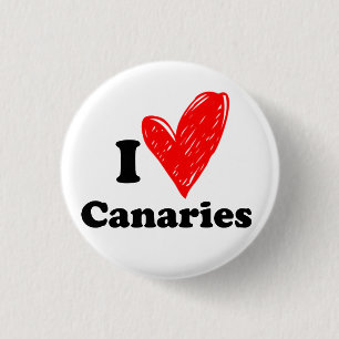 I Liebe Kanarische Inseln Button