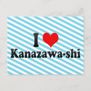 I Liebe Kanazawa-shi, Japan Postkarte