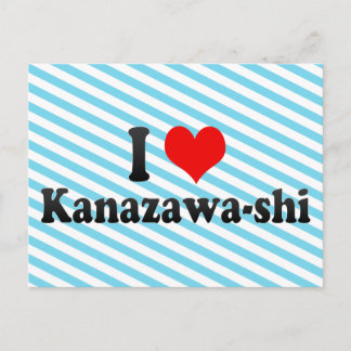 I Liebe Kanazawa-shi, Japan Postkarte