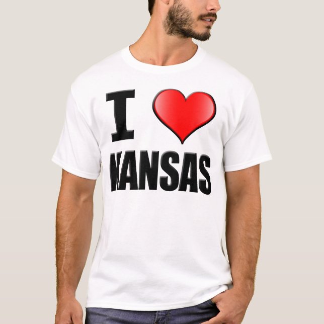 I Liebe-Kansas-T - Shirt - Männer (Vorderseite)