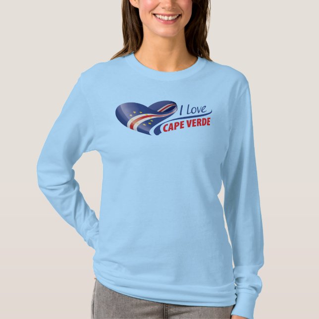 I Liebe Kap Verde T-Shirt (Vorderseite)
