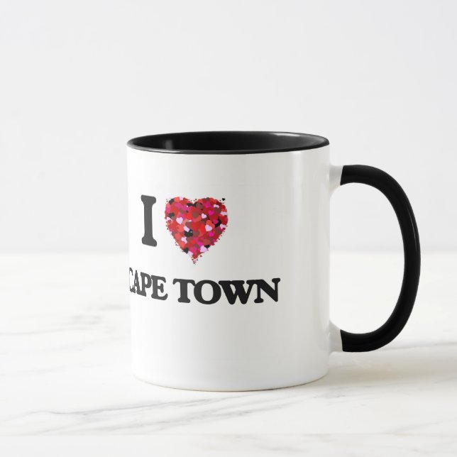 I Liebe Kapstadt Südafrika Tasse (Rechts)
