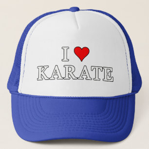 I Liebe Karate Hat Truckerkappe