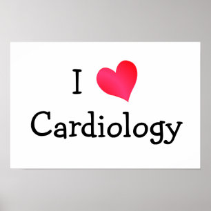 I Liebe Kardiologie Poster