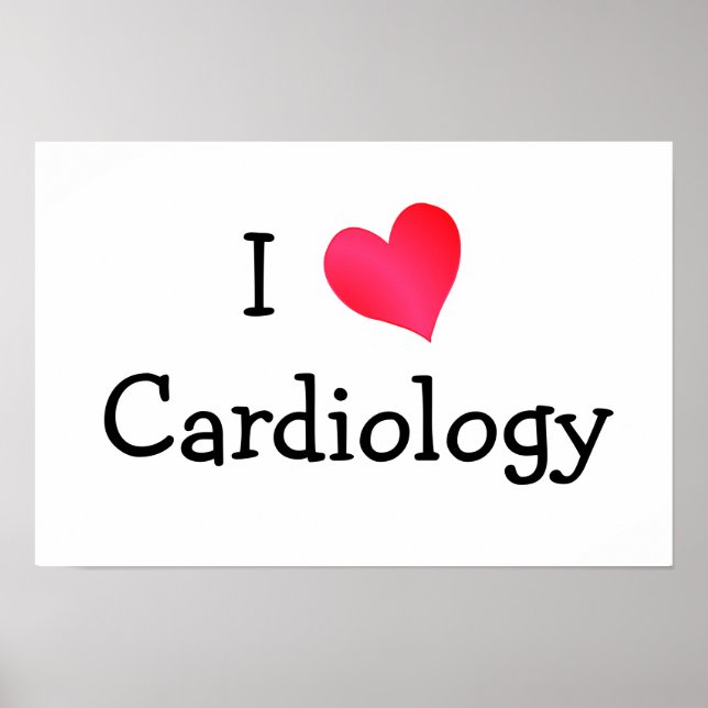 I Liebe Kardiologie Poster (Vorne)
