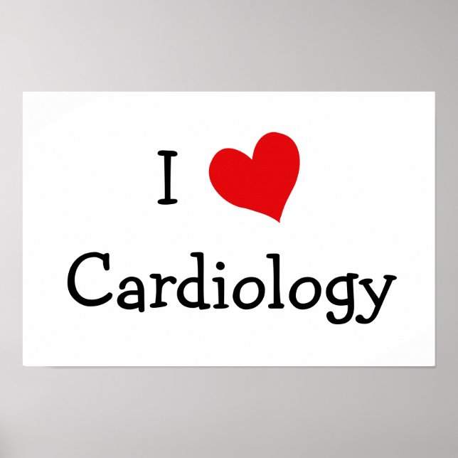 I Liebe Kardiologie Poster (Vorne)