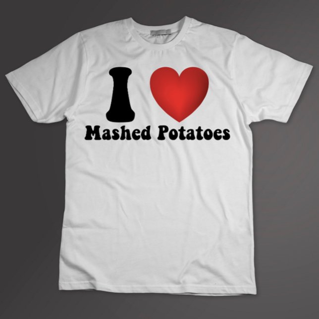 I Liebe Kartoffeln Kartoffeln Erntedank Abendessen T-Shirt (Von Creator hochgeladen)