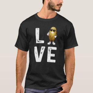 I Liebe Kartoffeln Pflanzliche Kartoffeln in Sungl T-Shirt