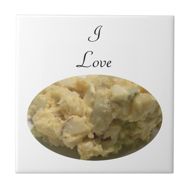 I Liebe Kartoffelsalat Fliese (Vorderseite)
