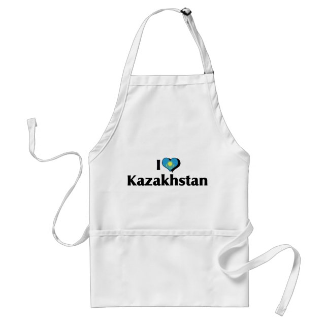 I Liebe Kasachstan Schürze (Vorne)