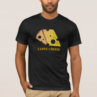I Liebe-Käse-Dunkelheits-T - Shirt